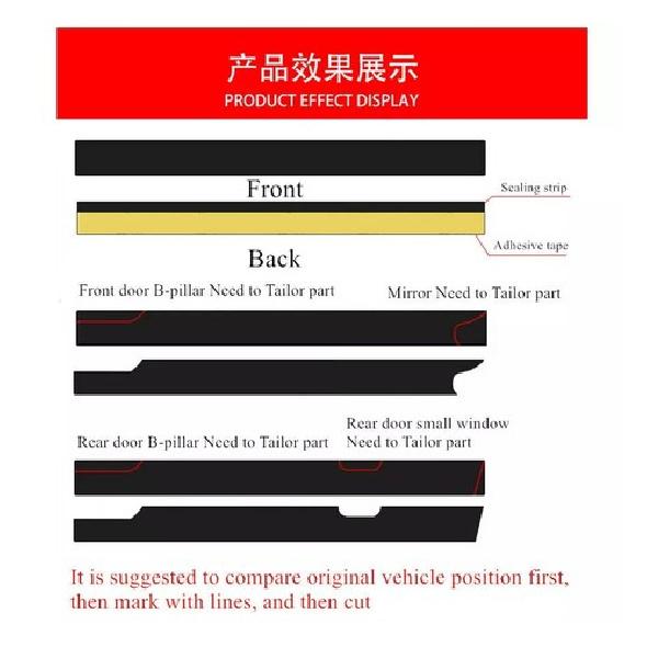 4m Rubber Weatherstrip Seal Strip Car Front Rear Side Glass Window Trim Moulding