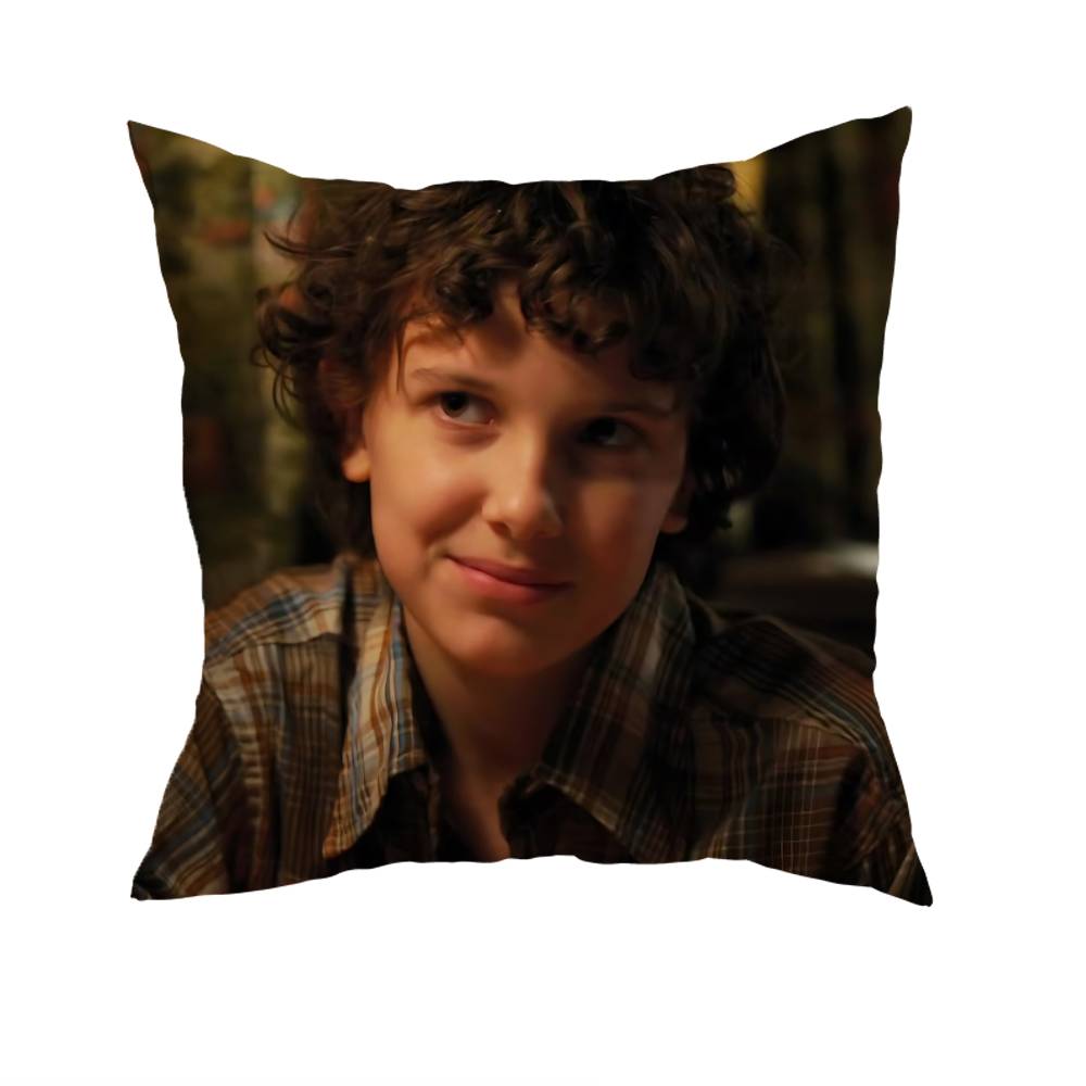 Millie Brown Stranger Kissenbezug Kissenbezug Wohnzimmer Sofakissenbezug Geeignet für Zuhause Schlafzimmer Raumdekoration