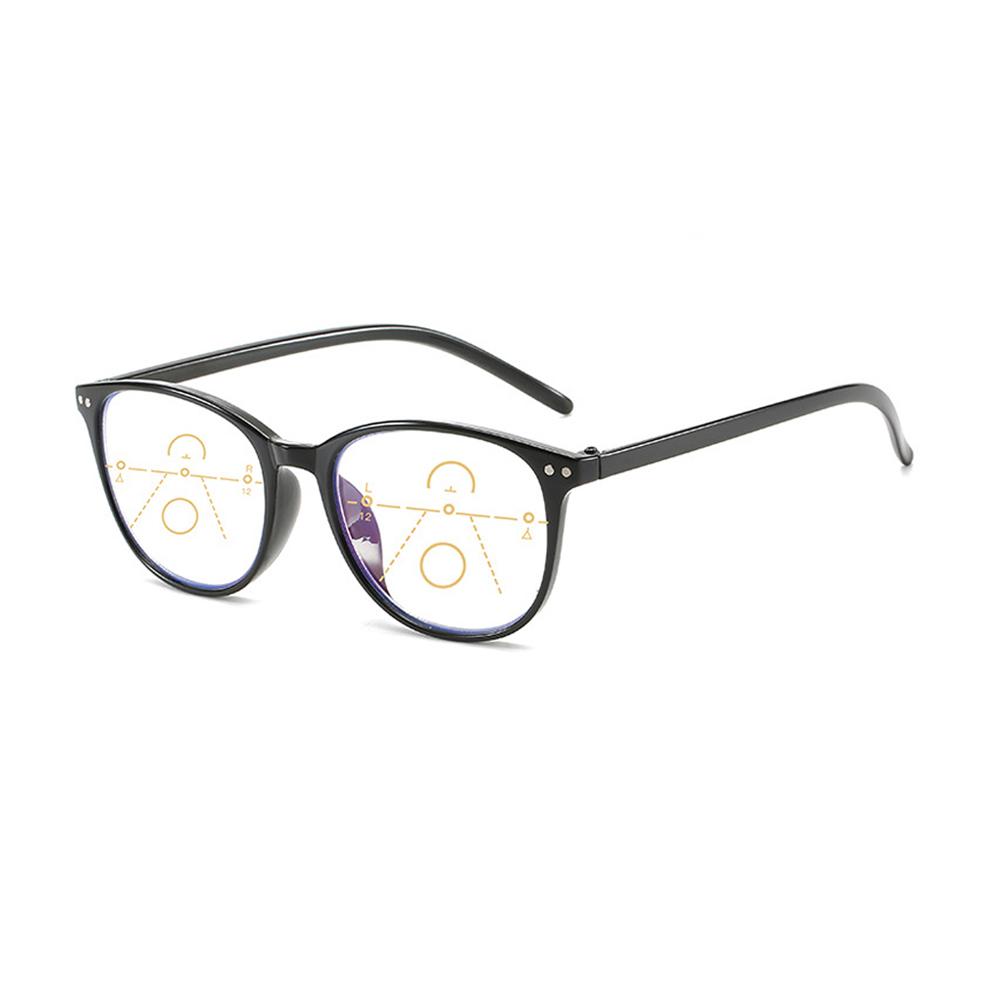 1PC Progressive Reading Glasses Men Women Multifocal Bifocal  Anti Blue Light Magnifying Presbyopic EyeGlasses +1.0~+4.0