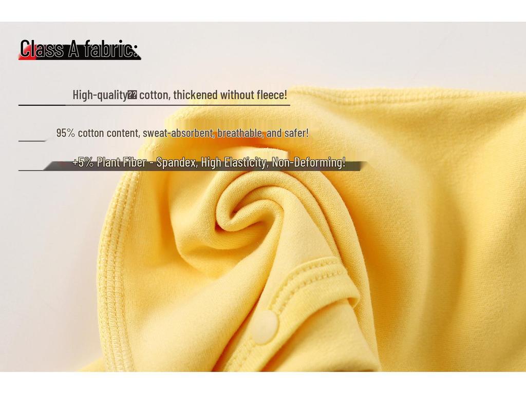Unisex High Waist Baby Pants with Diaper Cover and Belly Protection for Spring, Autumn, and Winter