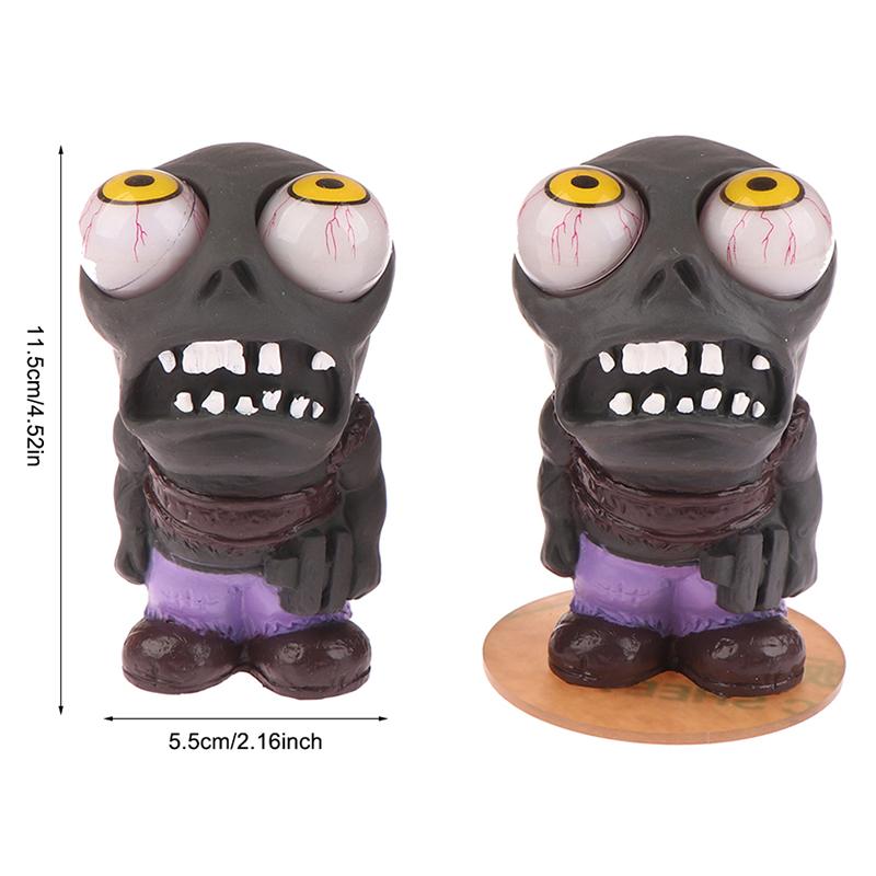 Car Turbo Explosive Eye Doll Car Boost Eye Zombie Toys To Decompress Ornaments Big Eye Dolls Auto Accessories Styling