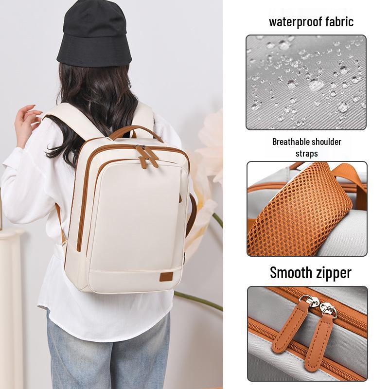 Large Capacity USB Commuting Backpack with Wet/Dry Separation for Business, College, or Travel