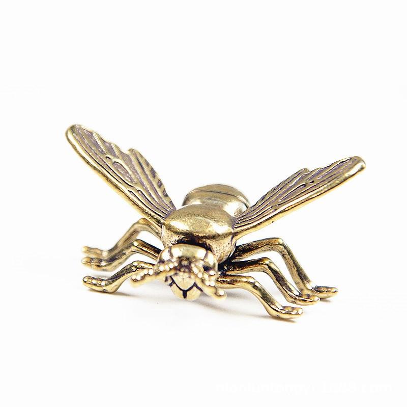 

Латунная наклейка-благовоние в виде китайского талисмана года Быка One Size