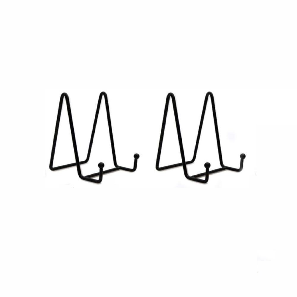 

For Tabletop Art Cookbooks Photo Easel Display Stand Plate Holder Plate Stand Frame Stand L-2PCS