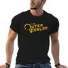 The Outer Worlds T-Shirt t-shirts für Unisex Baumwolle weiches schwarzes Baumwoll-T-Shirt schlicht für Unisex Paket Unisex T-Shirt Baumwolle Tshirt