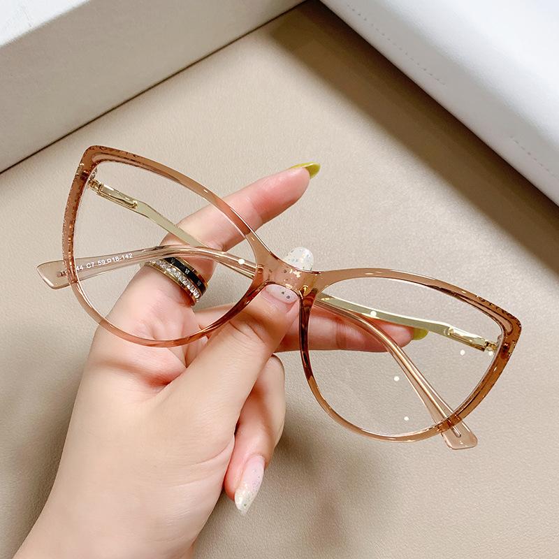 New Sexy Cat Eye Myopia Glasses Women 2024 Optical Fashion Eyeglasses Blue Light Blocking Nearsighted Glasses -1 -1.5 -2 -2.5 -3