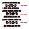 For Jaguar XF Button Stickers Black Covers 2012 to 2015 For Jaguar X250 Car Accessories Interior AC Gear Switch Repair Decals