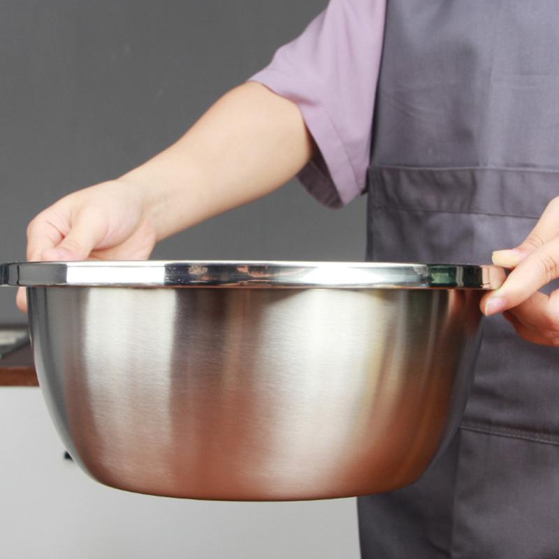 Thicken Colander Strainer Basin Cooker Utensil Mixing Bowl Kitchen Tool Rice Sieve Fruit Washing