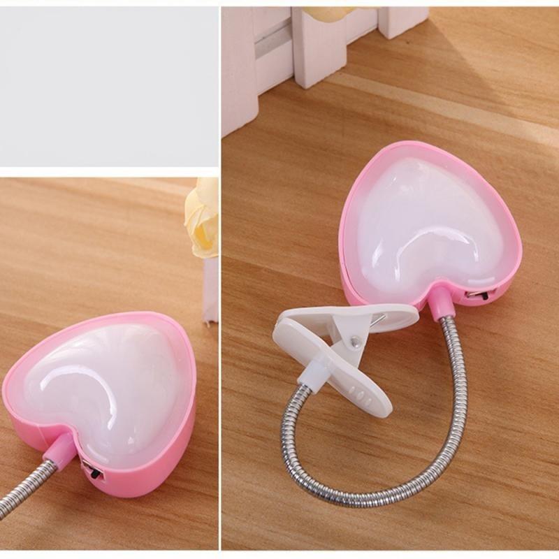 

1 шт. Гнучка лампа для читання Лампа для читання Світлодіодна лампа для читання На затискачі Біля ліжка Настільна лампа Лампа для читання Книжкова лампа рожевий