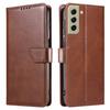 Samsung S21FE Leather Case with Calf Pattern and Flip Cover