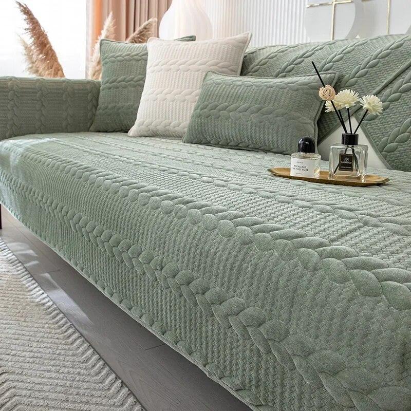 

Бархатная подушка для дивана с пшеничным зерном и молоком, осенне-зимняя теплая подушка, однотонный утолщенный чехол для дивана с противоскользящим чехлом 70x70cm