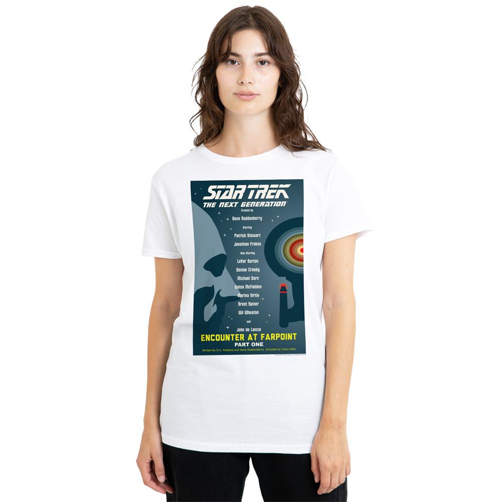 Star Trek Unisex Adult The Next Generation Season 1 Episode 1 T-Shirt