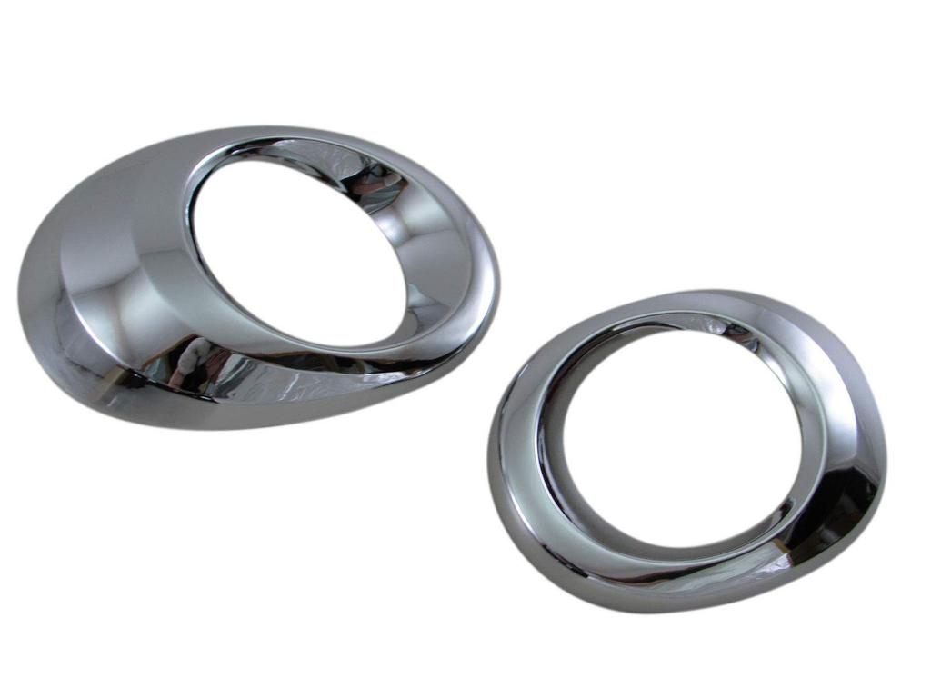 BRIGHTZ Quon Chrome Fog Light Covers 28644 [TRUCK-S-013]