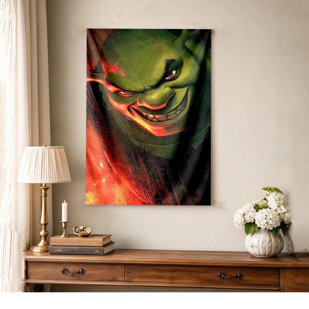 Shrek Handwoven Tapestry Handmade Look Ideal For Studio Wall Reading Corner Dorm Wall Versatile Decor Boho Decor Gift For Friends Family