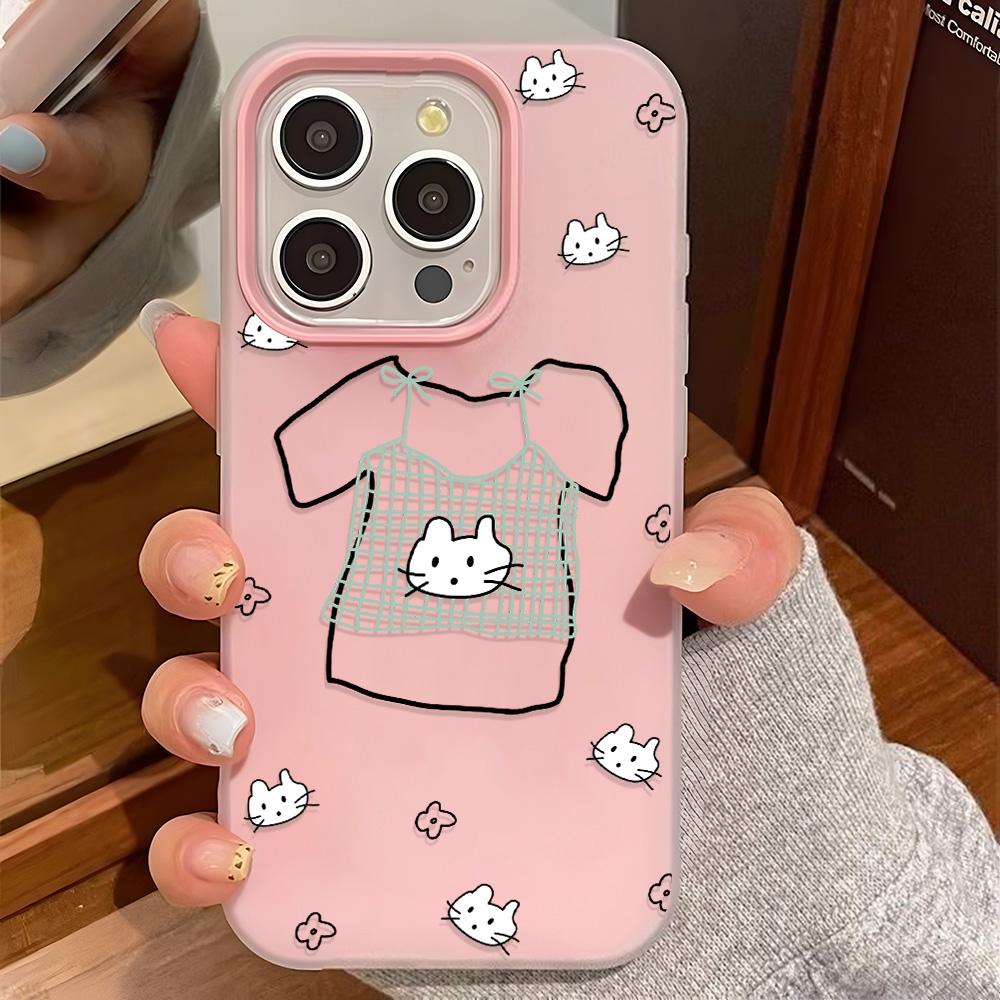 Bemalte Handyhülle für iPhone 15 11 13 14 für 15 16 Pro Max 12 13 16 Pro Niedlich Fasion Lustig Lanyard Handyhülle Neueste Top-Selling-Empfehlungen