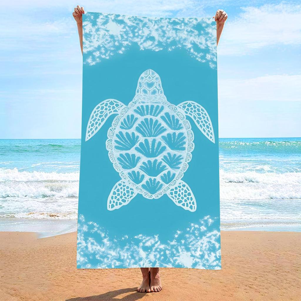 70x140 Microfiber Custom Printed Beach Towel - Absorbent & In Stock