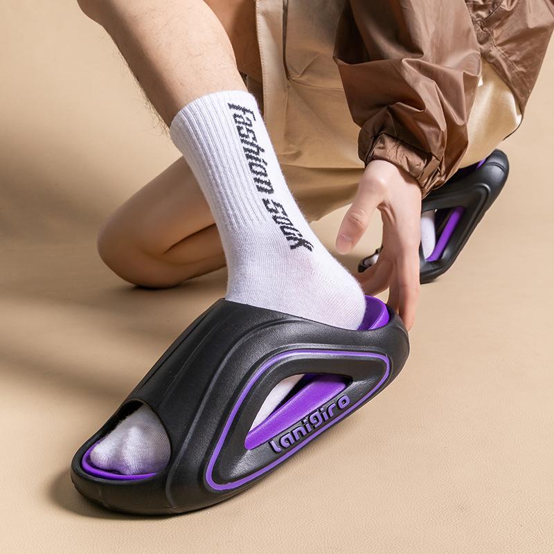 Neues Zuhause Indoor Anti-Rutsch Dicksohlige Flip-Flops mit Anti-Geruchs-Schuhen für Draußen