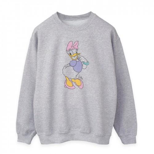 Felpa Disney da donna/signora classica Daisy Duck Heather