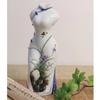 Handmade Hand-Painted Ceramic Qipao Vase – Chinese Style Home Decor Ornament