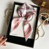 70 Simulation Silk Navy Blue Cashew Silk Scarf, Simple And High-End Sense Matching Square Scarf, Women'S Decorative Thin Scarf, Workplace Scarf.