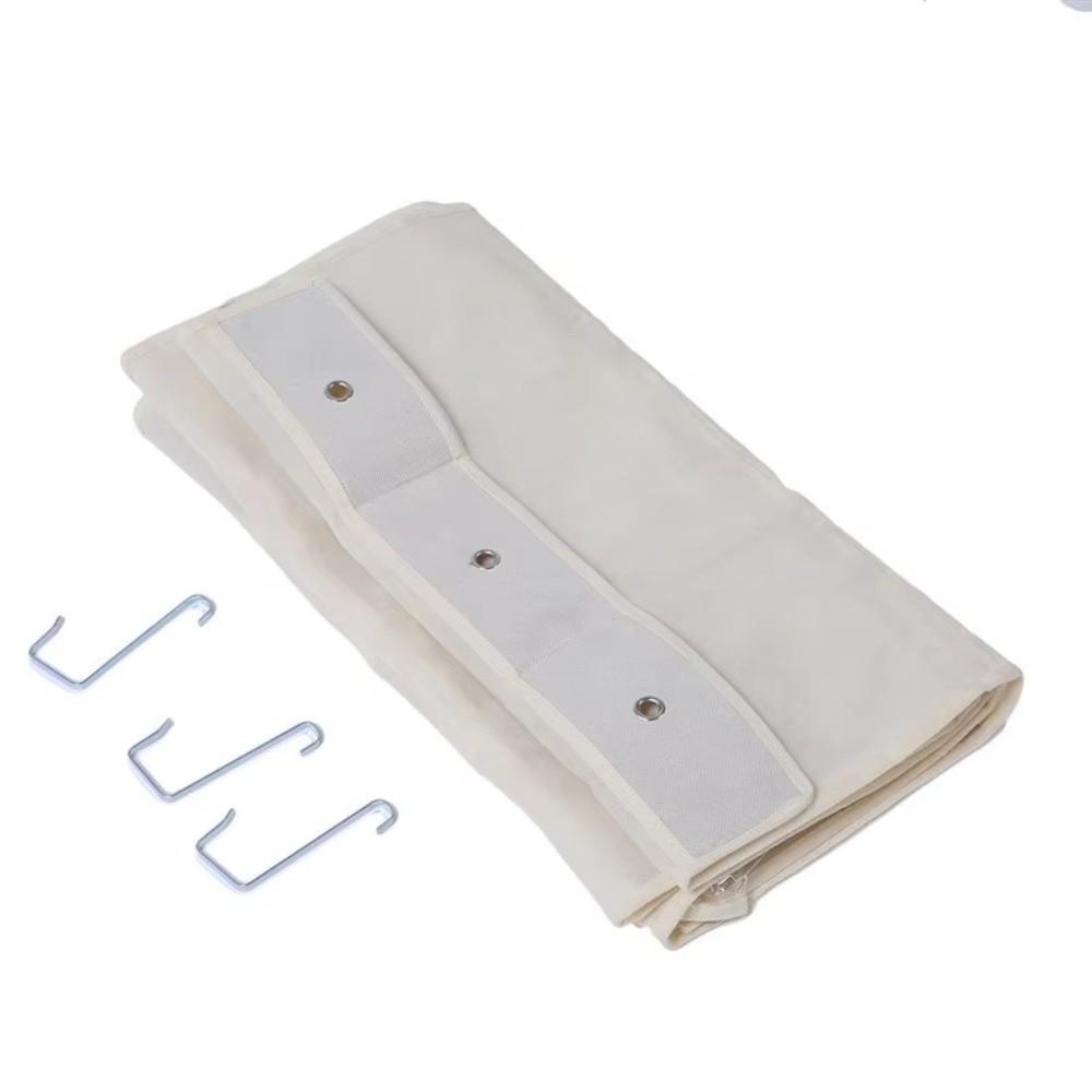 New 24 Grids Sundries Shoe Organiser Wall-mounted Hanging Over Fabric Closet Bag Clear Mesh Pocket