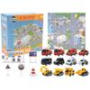 Christmas Countdown Calendar Car Blind Box 24 Days Alloy Fire Engine Set Toy