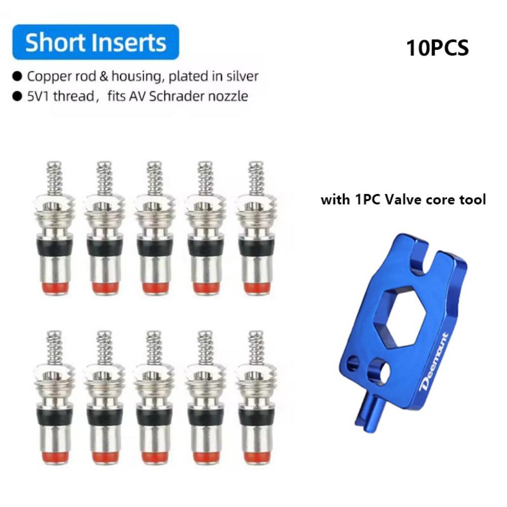10pcs 2 Styles Threaded Inserts 5V1 Copper Core  for 50cc 125cc 150cc 200cc 250cc