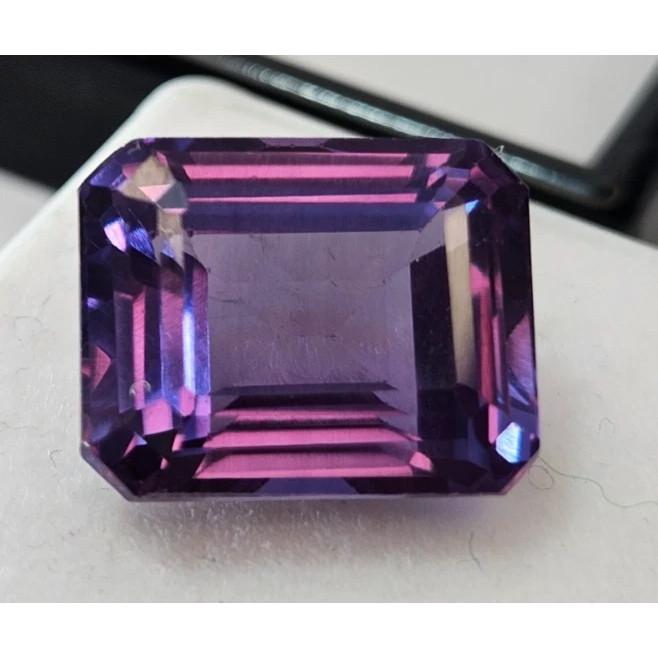 Natural Alexandrite Color Changing For Stud & Ring 10+ Ct Emerald Cut Gemstone