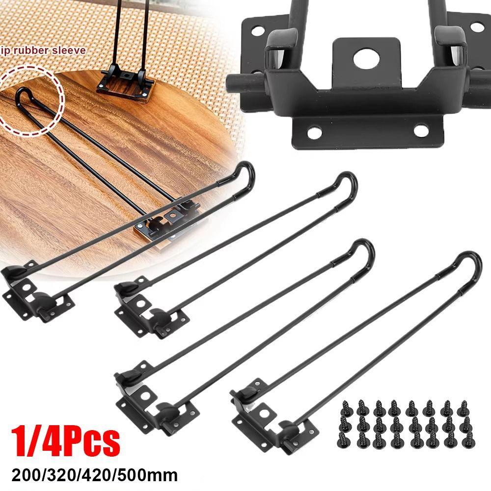 1/4Pcs 200/320/420/500mm Foldable Table Legs Metal DIY Support Furniture Legs Folding Table Replacement Legs
