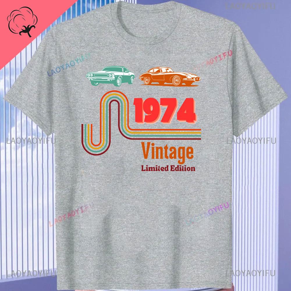 Born in Vintage 1974 Limited Edition Cassette T Shirt  51th Birthday Gifts  Years Old Vintage 1974 High Quality TShirt Tops