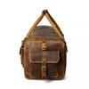 Vintage Büffelleder Reisetasche - Unisex Reise-Wochenend-Sport-Gymnastiktasche