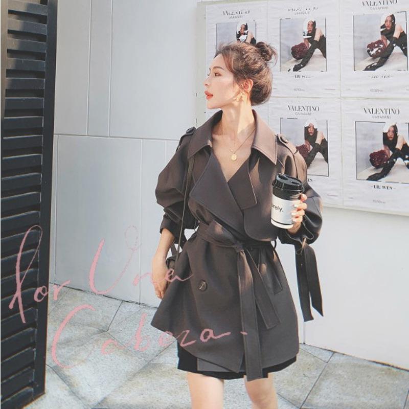 

Тренчкот женский осенний новый дизайн тренчкот L