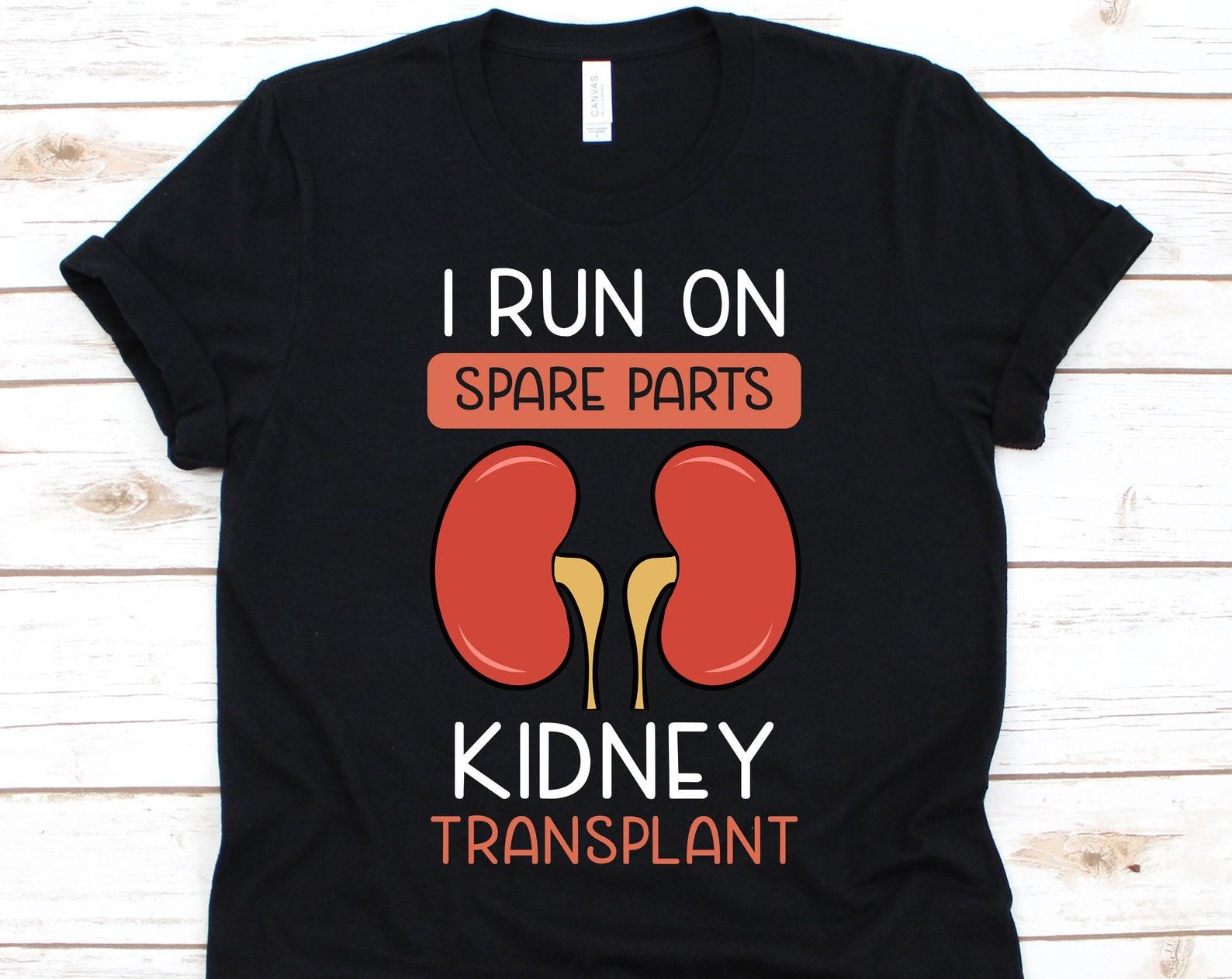 I Run On Spare Parts Kidney Transplant, Organ Donation, Organ Transplant, Organ Donor Shirt, Organ Donor Gift, Transplant Survivor 2XL