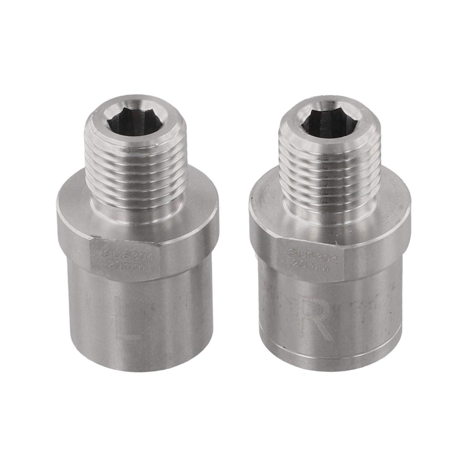 

Stainless Steel Bicycle Pedal Adapter Set with Increased Distance Feature