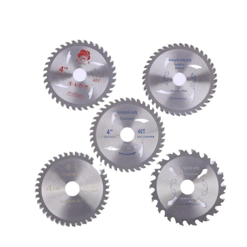 Taşınabilir Testereler için 4 İnç Karbür Marangozluk Testere Bıçağı