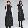 This year, down cotton-padded clothes, vests, vests, cotton-padded jackets, medium and long styles, waist and thin vest jackets, women's autumn and