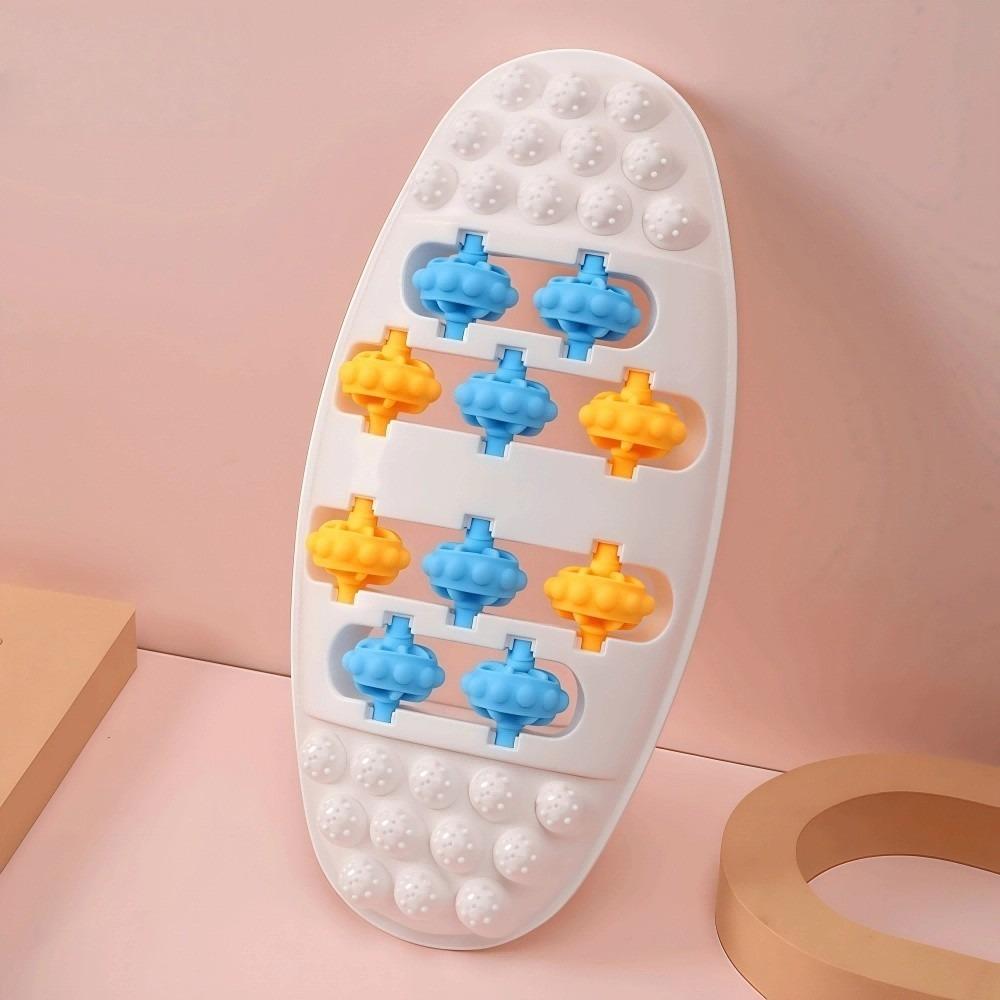 

Массажер для ног роликовый раздельного типа, улучшает кровообращение, снимает боль, массажер для акупунктурных точек стопы, акупрессурная терапия, портативный