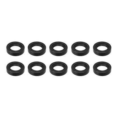 10 PCS Oil Seal NBR TC 25x40x10mm Oil Shaft Seal for Preventing Lubricating Oil Leakage