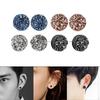8 Pieces Unisex Ear Studs Fashion Glitter Classic for Anniversary Year