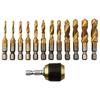 Compound Taps Set Hex Shank Taps Quick Change Adapter