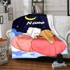 Personalisierter Name Persönlichkeit Bubu Dudu (4) Decke Weich & Warm Sofa Büro Bett Reise Mittagspause Decke, Geschenk Geeignet für Alle Jahreszeiten