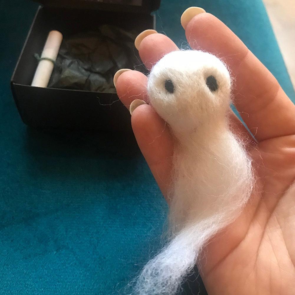 Cute Pocket Ghost Plush Toy, Adopt A Ghost Cute Halloween Pocket Ghost Plush Toy Felt Little Ghost Gift Box For Family Kids Gift