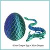 3D Mini Chinese Dragon Surprise Egg Movable Joint Tabletop Decoration Collectible Gifts And Toys Home Dragon Articulated