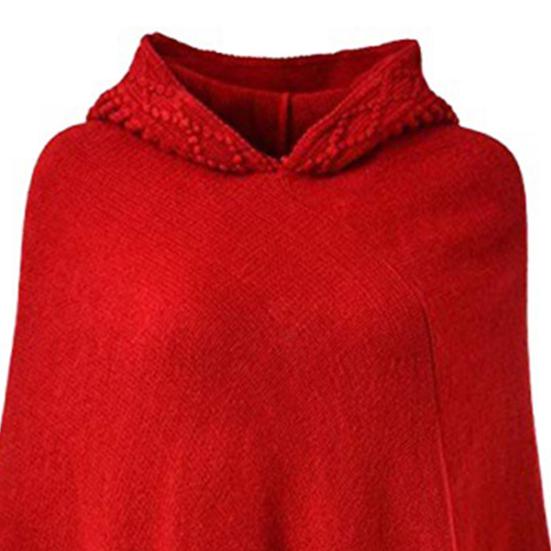 Women Cape Coat Solid Color Tassels Shawl Wrap Sweater Bohemian Style Spring Shawl Coat for Dating