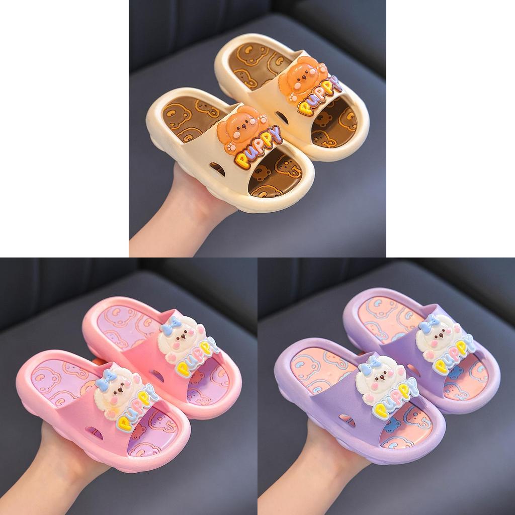 Childrens Cartoon Slippers With Non Slip Pvc Soles For Summer Indoor Comfort