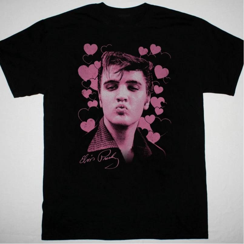 

Elvis Presley Men T-shirt Black Short Sleeve All Sizes S-5XL M