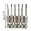 Drill Bit Magnetic Triangle Security Screwdriver Bits Steel Hex Shank