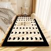 Simple Cream Style Faux Cashmere Living Room Fluffy Rugs Home Decor Bedroom Cloakroom Bedside Non-Slip Rugs