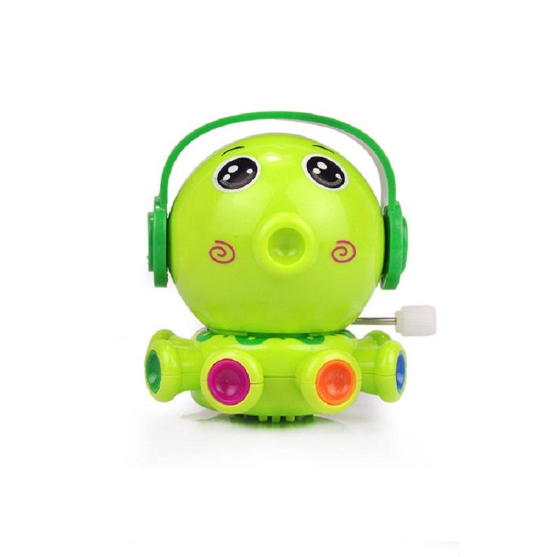 Entzückendes Kleinkind Drehbar Aufziehbares Cartoon Spielzeug Tier Oktopus Mit Zufälligen Farben