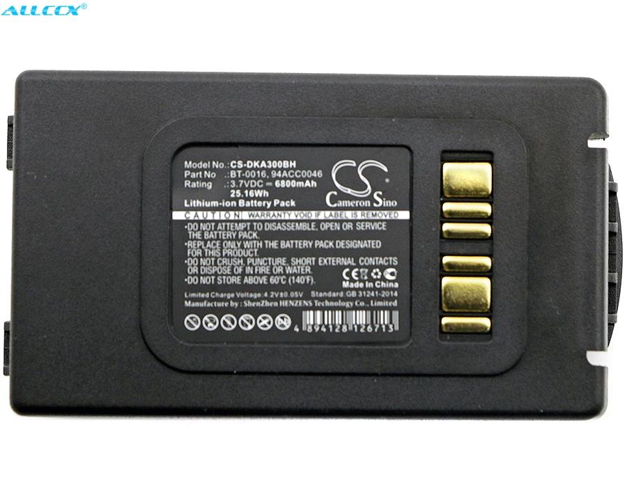 

Аккумулятор Cameron Sino 6800 мАч для сканера штрих-кода 94ACC0046, BT-0016 для Datalogic Skorpio X3